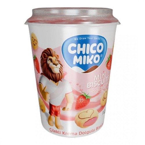 CHICO MIKO 125 GR MINI BISCUITS FRAISE*24