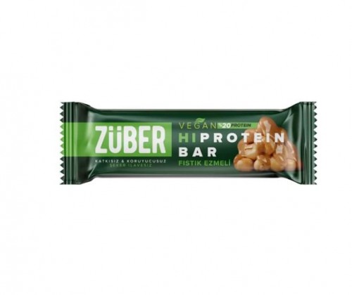 ZÜBER HI PROTEIN BAR 45 GR VEGAN *12