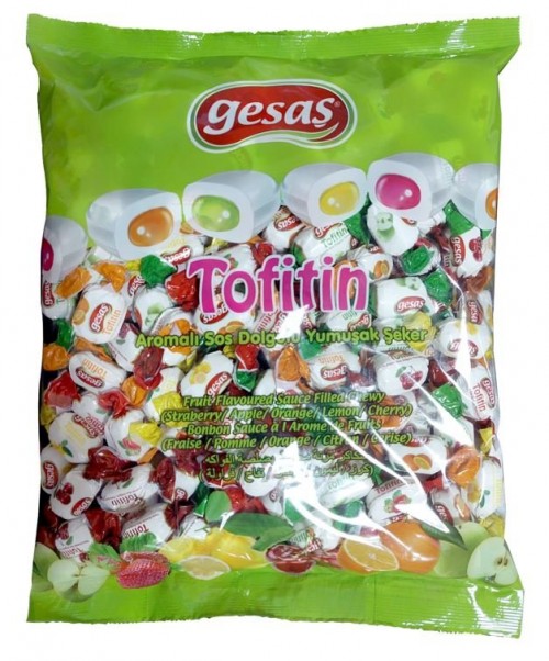 GESAŞ 800GR TOFİTİN KARIŞ AROM YUM.ŞEKER*6