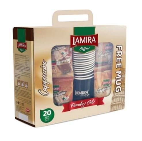 LAMİRA 25 GR 20 PIECE CAPPUCINO EXTRA FOAM FAMILY*6