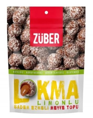 ZÜBER LOKMA 96 GR LİMONLU BADEM EZMELİ*12