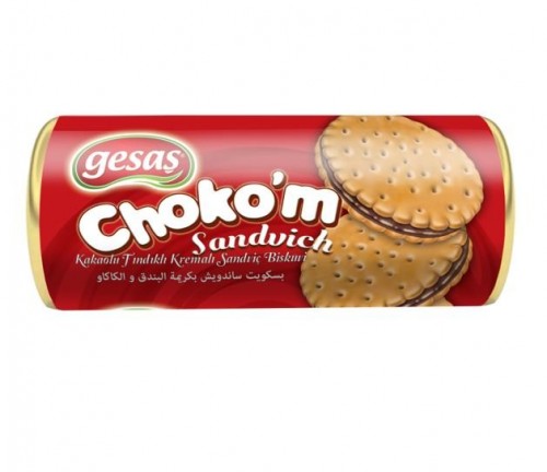 GESAŞ CHOKOM 300GR SANDİVİÇ BİSKÜVİ*12