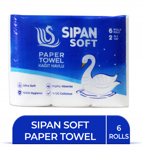 SIPAN SOFT TOWEL 6 PIECES *4