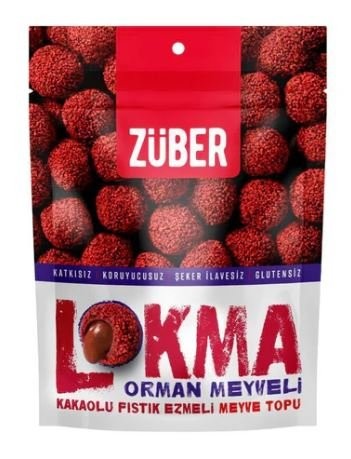 ZÜBER LOKMA 96 GR ORMAN MEYVELİ FISTIK EZMELİ *12