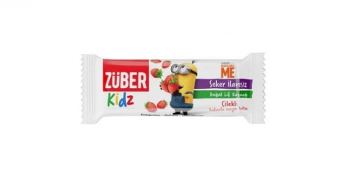 ZÜBER KİDZ BAR 30 GR ÇİLEKLİ KAK.MEYV.TATLISI*16