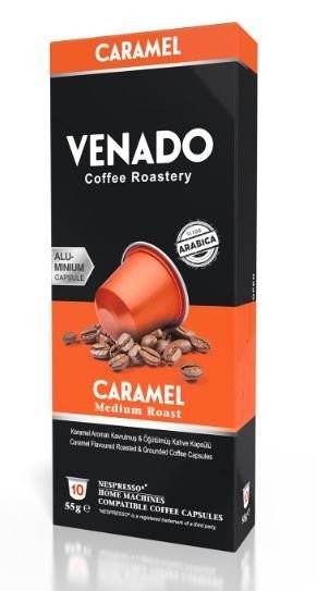 VENADO CAPSULE COFFEE CARAMEL MEDIUM ROASTED BOX 55 GR*40