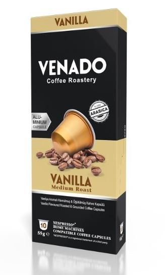 VENADOCAPSULE COFFEE VANILLA MEDIUM ROASTED BOX 55GR*40