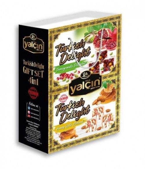 YALÇIN 4X100 GR SET OF 4PCS TURKISH DELIGHT*24