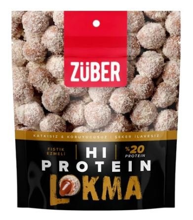 ZÜBER Hİ PROTEİN LOKMA 84 GR VEGAN FIST.EZMELİ*12