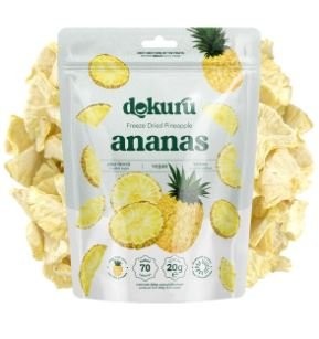 DOKURU FREEZE DRIED FRUIT PINEAPPLE 20 GR*12