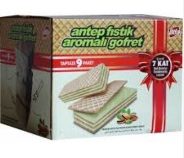 BIFA DÖKME PISTACHIO CREAM WAFER 1000GR(8X125GR)*4(0643S)