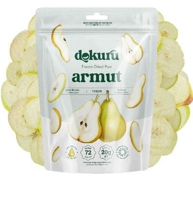 DOKURU FREEZE DRİED MEYVE ARMUT 20 GR*12