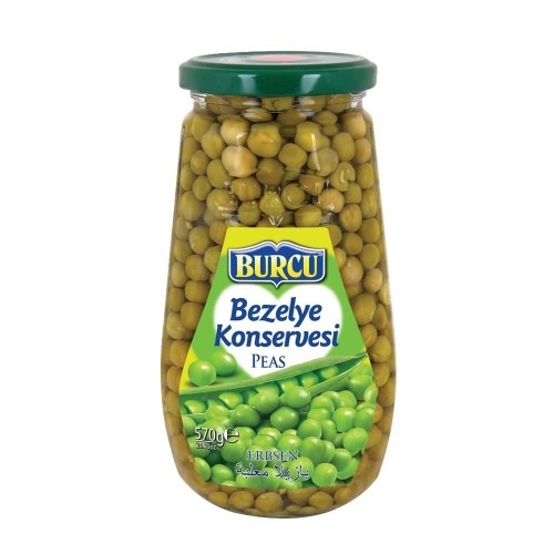 BURCU GREEN PEES CANNED 570GR*12