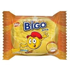 BIFA BIGO BANANA COATED MARSHMALLOW SANDWICH BISCUITS 55 GR*24(0723)