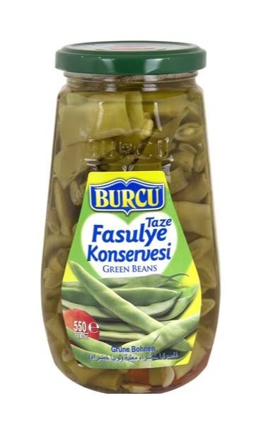 BURCU TAZE FASULYE 550 CC*12