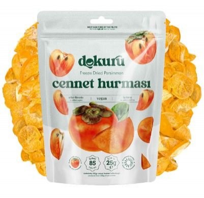 DOKURU FREEZE DRİED MEYVE CENNET HURMASI 25 GR*12