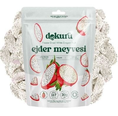 DOKURU FREEZE DRİED MEYVE BEYAZ EJDER 30 GR*12