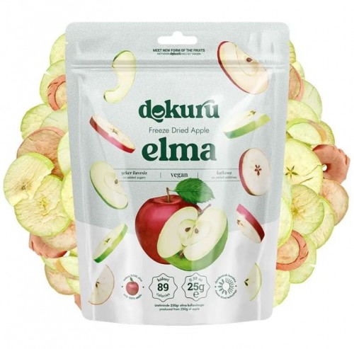 DOKURU FREEZE DRIED FRUIT APPLE 25 GR*12