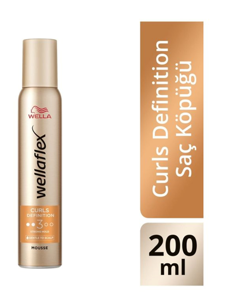 WELLAFLEX 200 ML CURLS DEFINITION HAIR FOAM*6