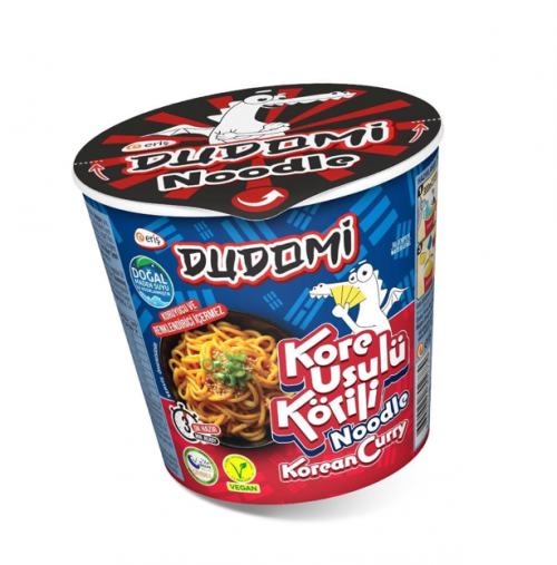 DUDOMI NOODLE CUP 60 GR KOREAN STYLE CURRY*24
