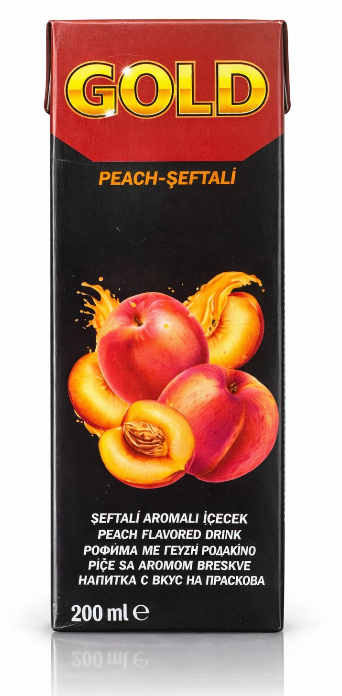 GOLD 200 ML PEACH FRUIT JUICE*27