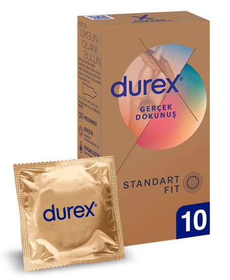 DUREX CONDOMS 10 PCS REAL TOUCH*12