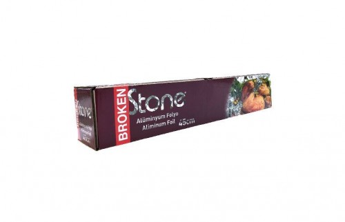 BROKEN STONE ALUMINUM FOIL 45CM 1000GR WITH BOX*16