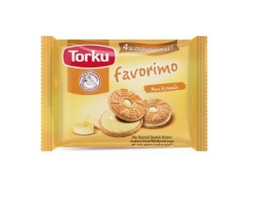 TORKU FAVORİMO MUZ KREMALI BİSKÜVİ MULTI PAKET 8X(4X61GR)