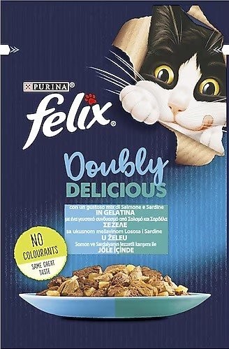 FELİX ÇİFTE LEZZET SOM & SARDALYA 85 GR*26