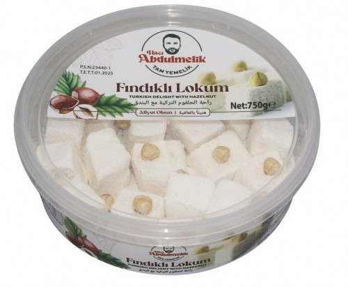 HACI ABDULMELİK FINDIKLI LOKUM 750GR*12