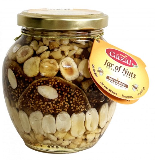 Honey Nuts Jar Photos and Images