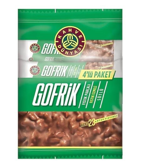 KAHVE DÜNYASI GOFRİK (4PCS*33GR) MP PISTACHIO MILK *18