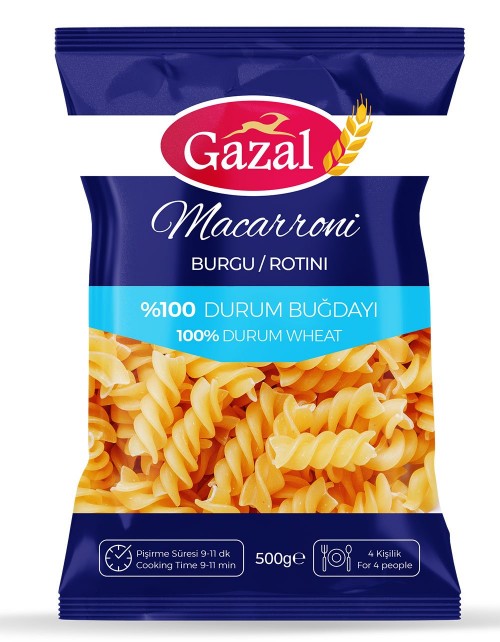 GAZAL MAKARNA 500 GR BURGU*20