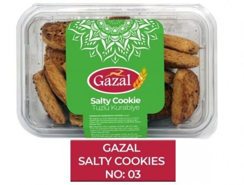 GAZAL 250 GR TUZLU KURABİYE (03)*20