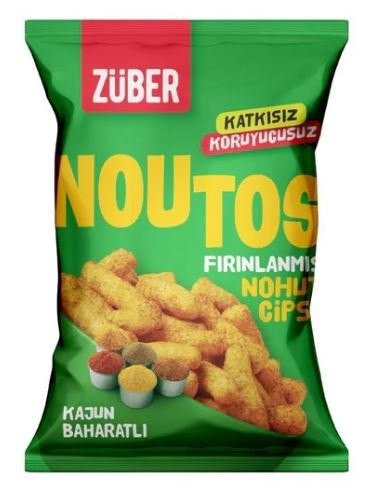 ZÜBER NOHUT CİPSİ 55 GR KAJUN BAHARATLI*15