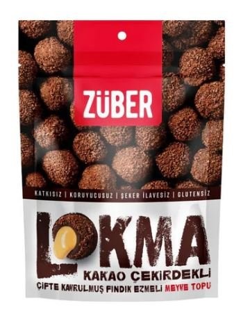 ZÜBER LOKMA 96 GR KAKAO ÇEKİRDEKLİ FIND.EZMELİ*12