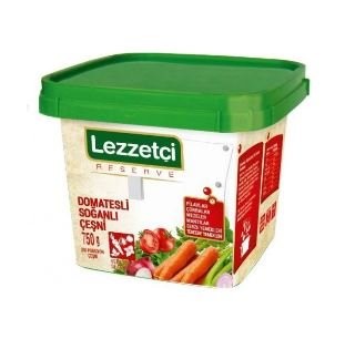 LEZZETÇİ 750 GR DOMATESLİ SOĞANLI ÇEŞNİ*6