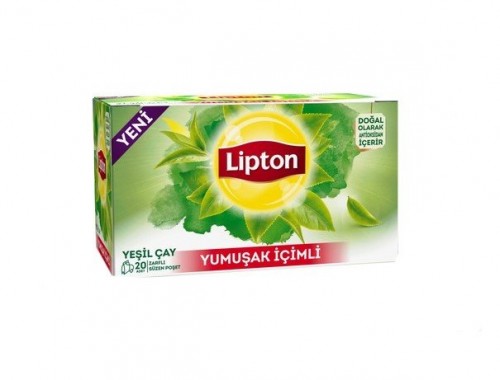 LIPTON CUP BAG 20 PIECE GREEN TEA SOFT DRINK*12