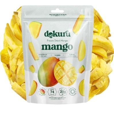 DOKURU FREEZE DRİED MEYVE MANGO 20 GR*12