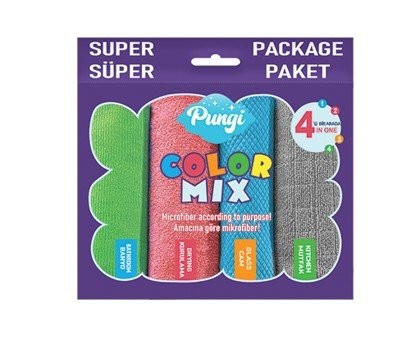 PUNGI MIX CLEANING CLOTH 4 PIECE *24