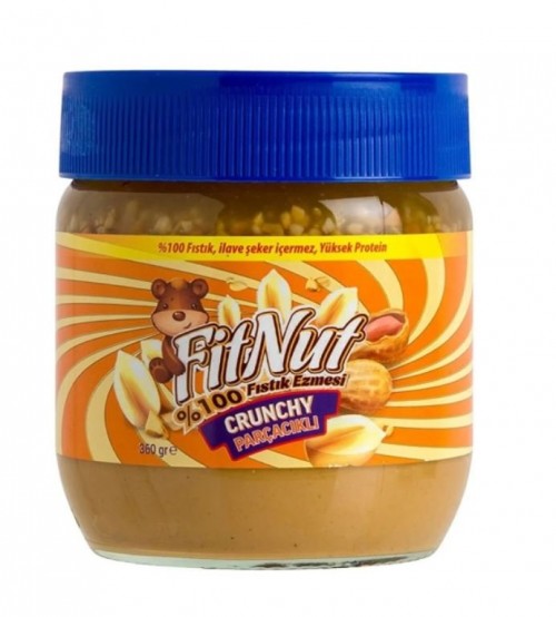 FİTNUT 360 GR PARÇACIKLI %100 FISTIK EZMESİ*12