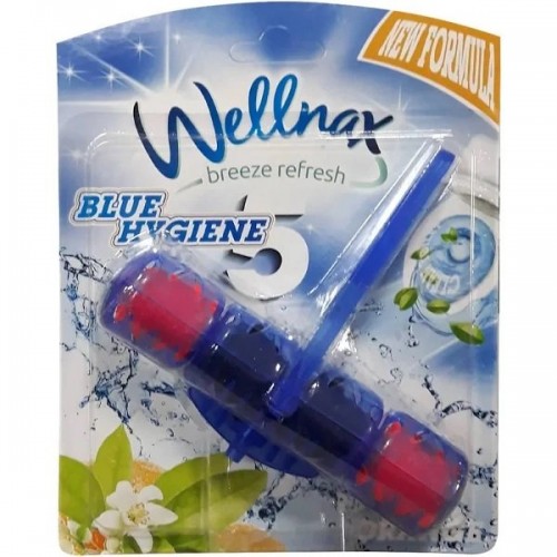 WELLNAX WC BLOCK BLUE WATER SINGLE ORANGE 50 GR*24