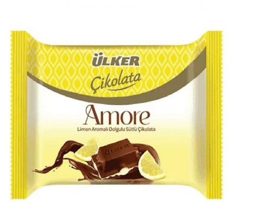 ÜLKER (1422-06) KARE ÇİKOLATA LİMON AROMALI 54GR*12