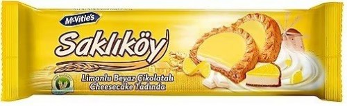 ÜLKER (1161-09)SAKLIKÖY LİMON KREMALI BİSKÜVİ 100GR*18