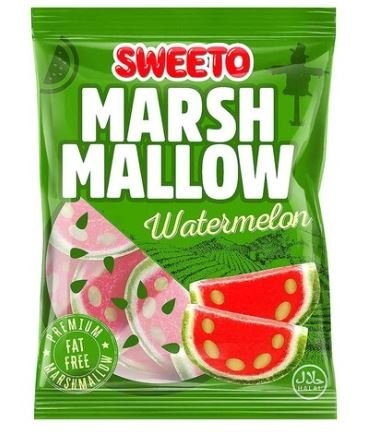 SWEETO 140 GR MARSHMALLOW WATERMELON*12