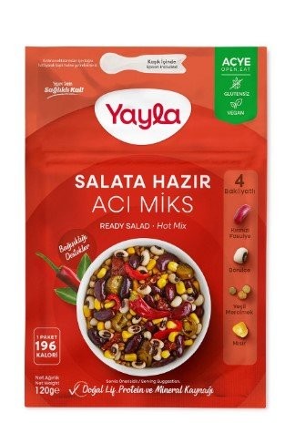 YAYLA SALAD READY HOT MİKS 120GR*24