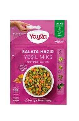 YAYLA SALAD READY GREEN MİKS 120GR*24