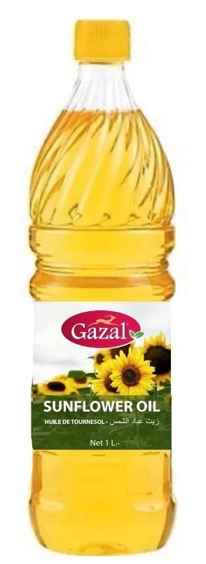 GAZAL SUNFLOWER OIL 1 LT *12