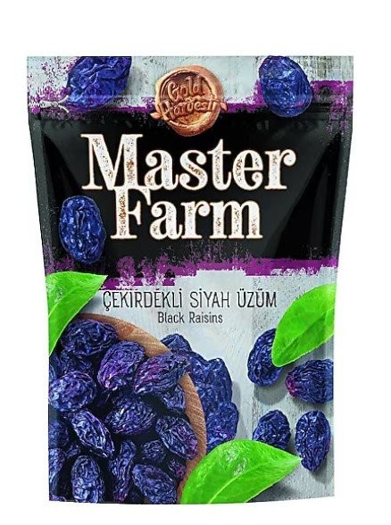 MASTER FARM BLACK GRAPE WITH SEED 175 GR*12