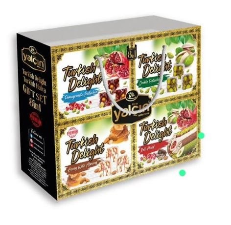 YALÇIN 8*100 GR 8-PIECE BAG TURKISH DELIGHT *12